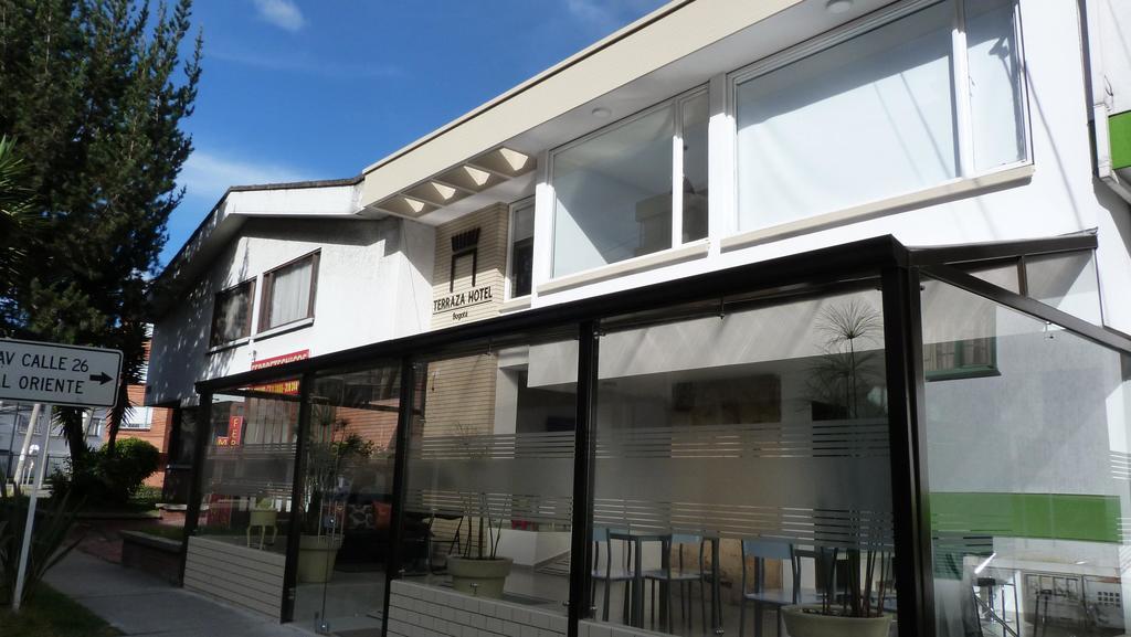 Terraza Hotel Bogota Bagian luar foto
